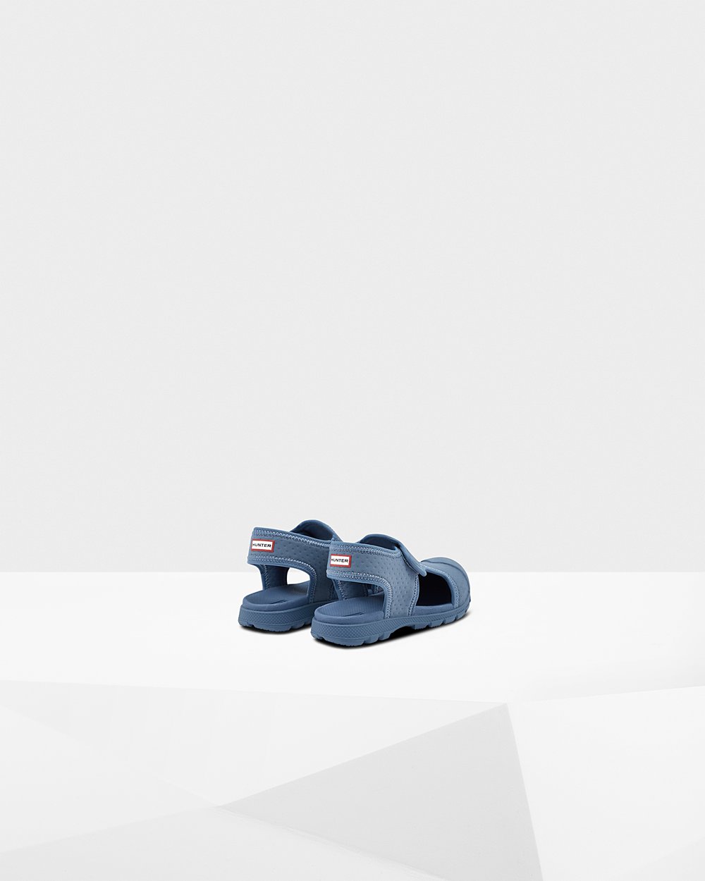 Kids Hunter Original Little Outdoor Walking | Sandals Blue | NZ-62475-FKCV